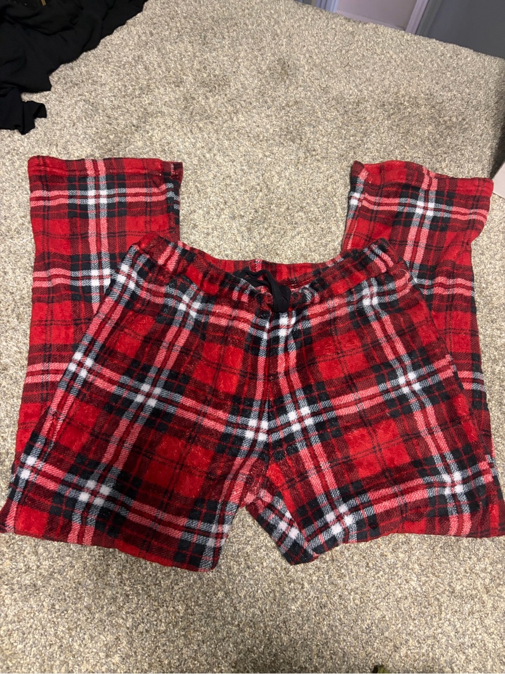 Rue21 Red Black White Plaid Fleece Pajama Pants